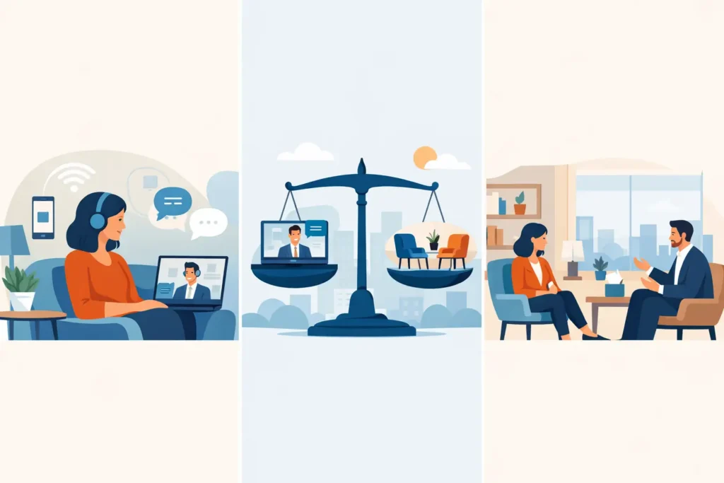 Telehealth Counseling vs Office Visits for Your Wellness